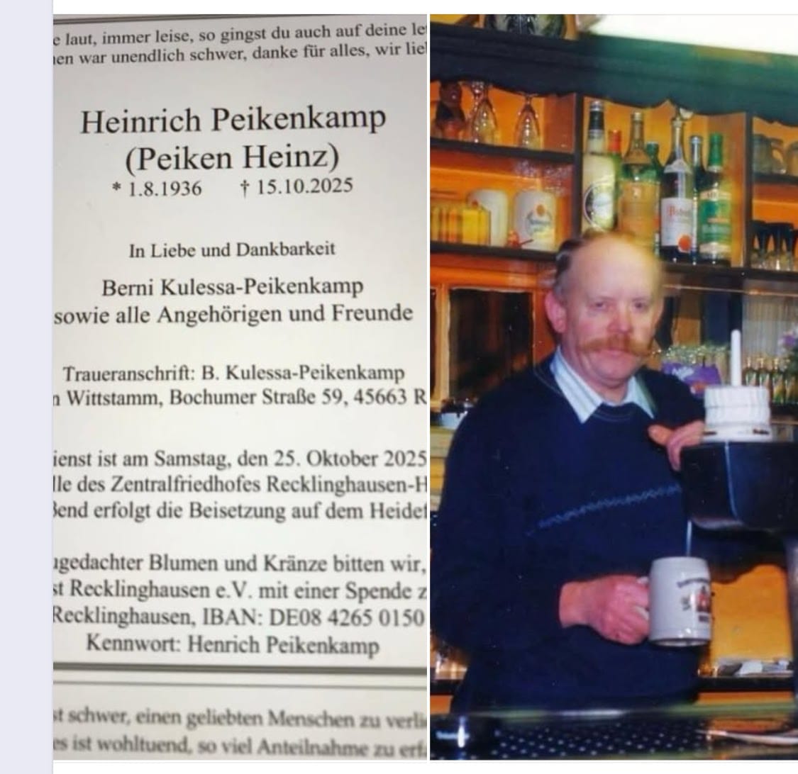in memoriam Peikenheinz